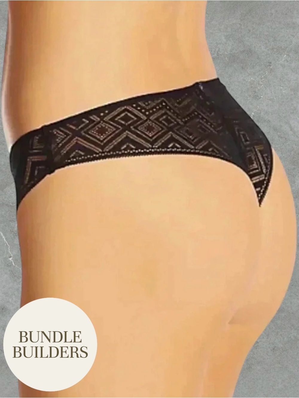 $10 Add-on | DKYN Pure Lace Thong  #DK8591